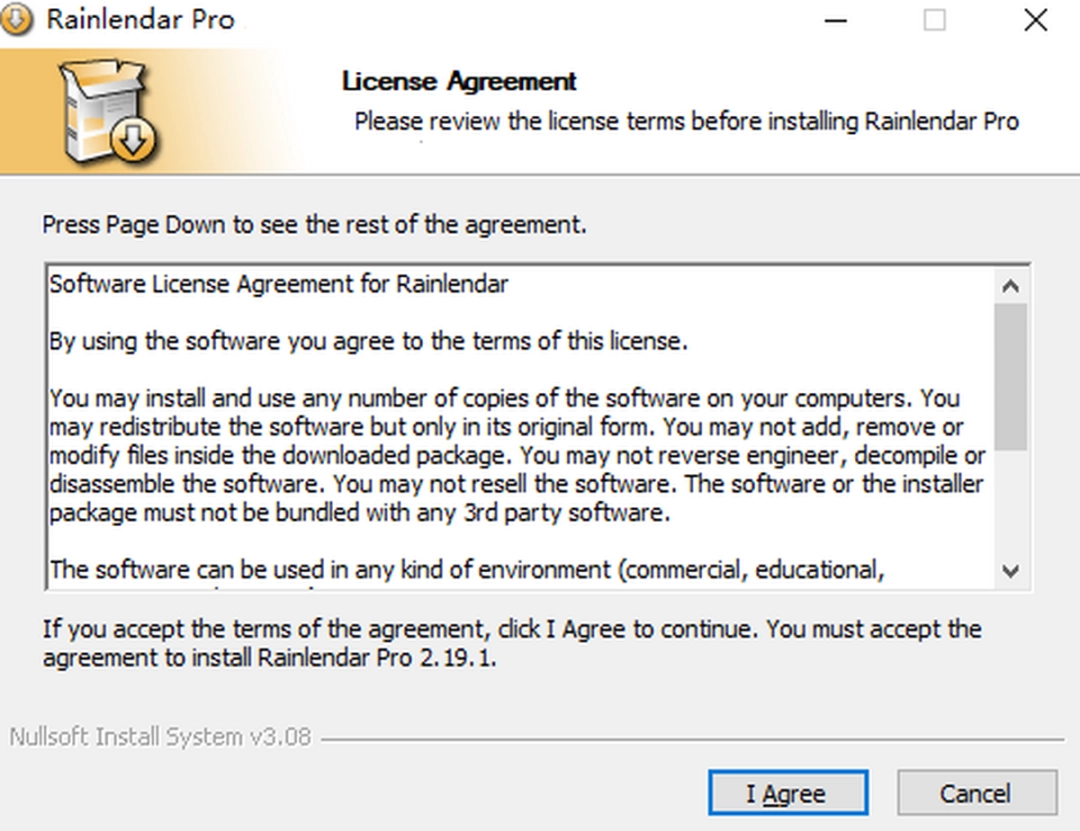Rainlendar prov2.19.1