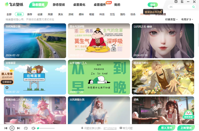 飞火动态壁纸精简版