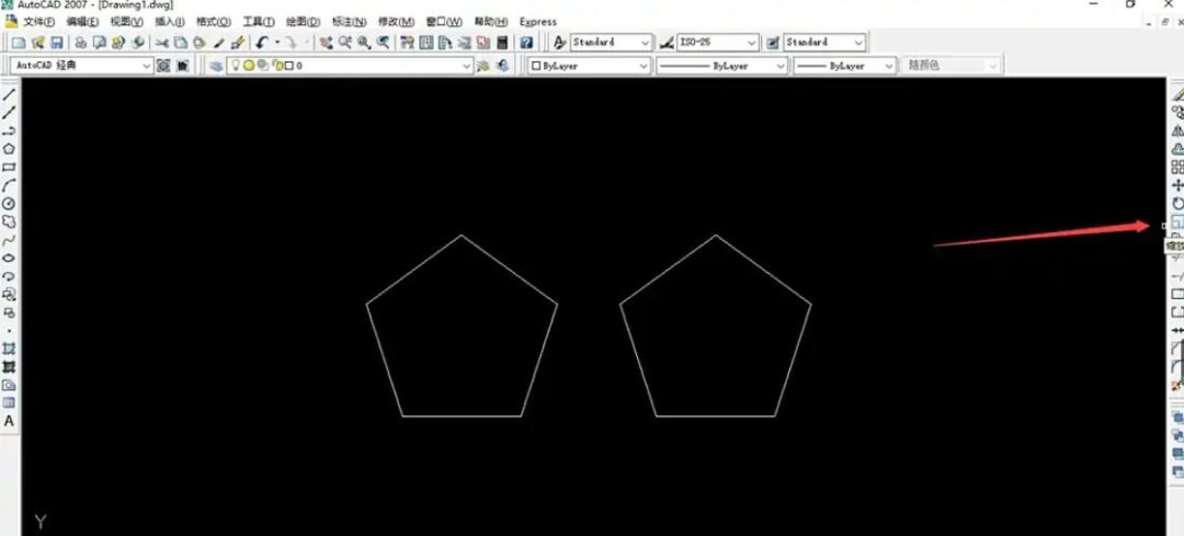 AutoCAD2007怎么使用图形缩放