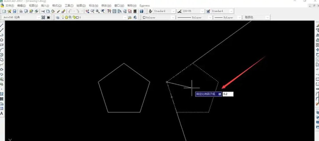 AutoCAD2007怎么使用图形缩放