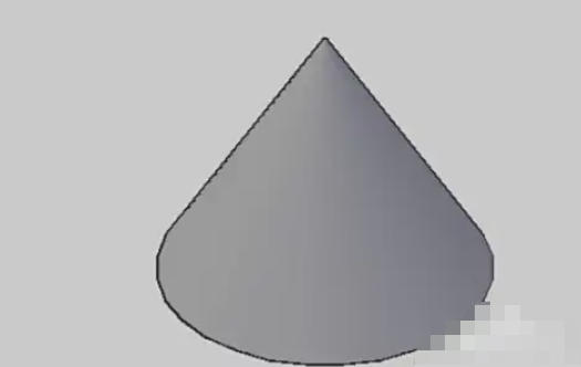 AutoCAD2007怎么绘制三维圆锥体