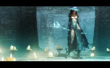 《上古卷轴5：天际重制版》卡桑德拉女巫服装MOD