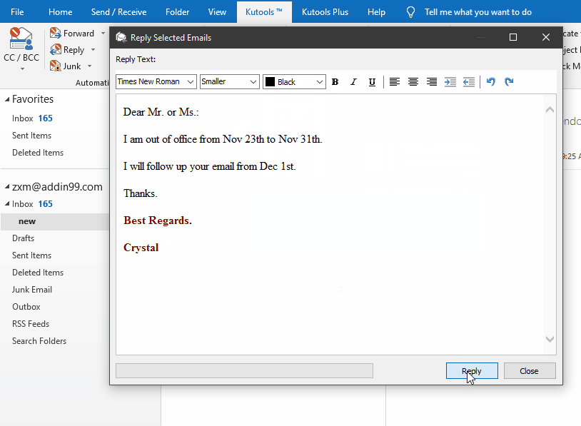 Kutools For Outlook25.0.0.12