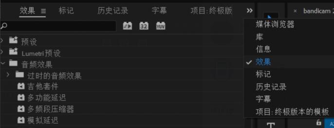 premiere效果控件功能如何添加