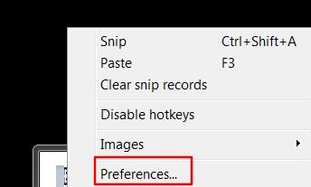 Snipaste怎么更改截图快捷键hotkey