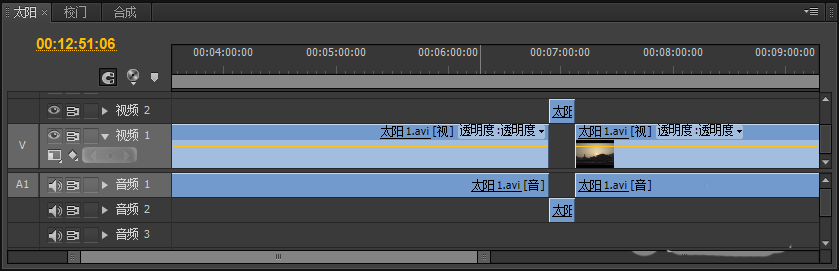 premiere中时间线放大缩小的具体操作方法
