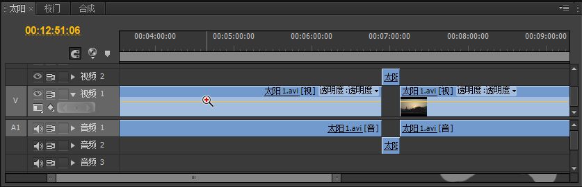 premiere中时间线放大缩小的具体操作方法