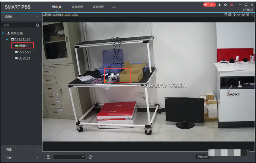 smartpss怎么管理通道