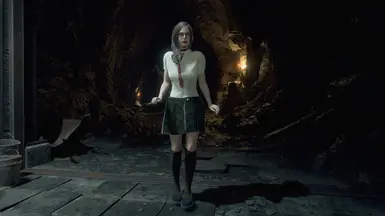 《生化危机4：重制版》穿着校服的阿什利MOD