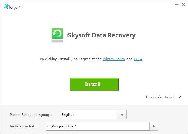 iSkysoft Data Recovery5.0.0