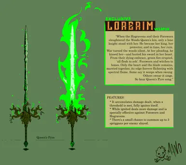 《上古卷轴5：天际重制版》斯普里根之剑MOD