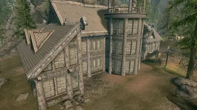 《上古卷轴5：天际重制版》简单的炉火墙重塑MOD