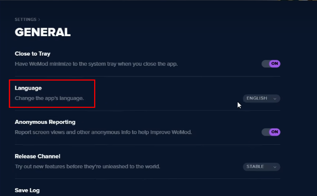 Wemod修改器怎么设置成中文