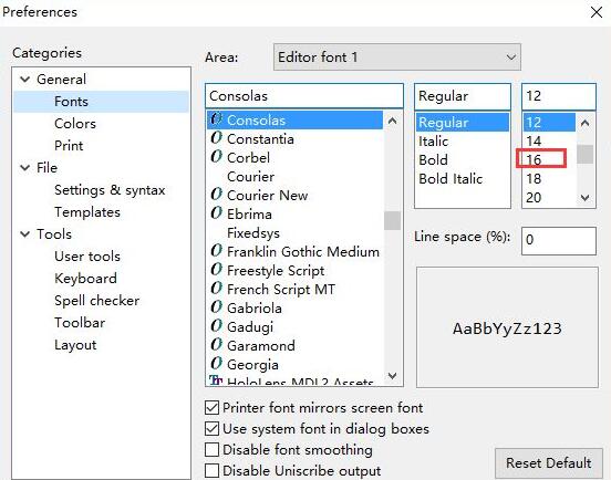 EditPlus怎么设置字体大小