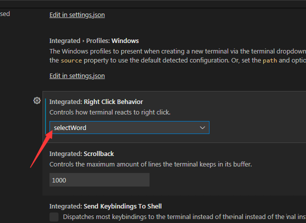 VScode怎么设置右键单击选定单词