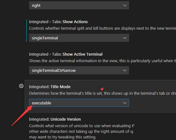VSCode怎么设置标题模式可执行文件