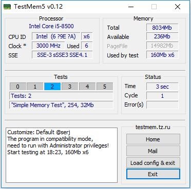 TestMem5 v0.1.2