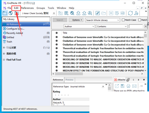 Endnote怎么设置ACS格式