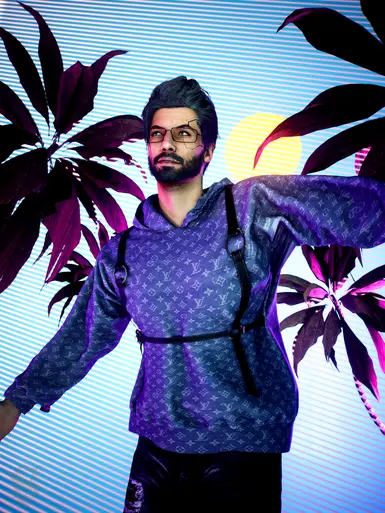 《赛博朋克2077》伊斯顿连帽衫MOD