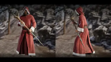 《上古卷轴4：湮灭重制版》节日法师长袍MOD