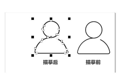 coreldraw怎么描摹轮廓