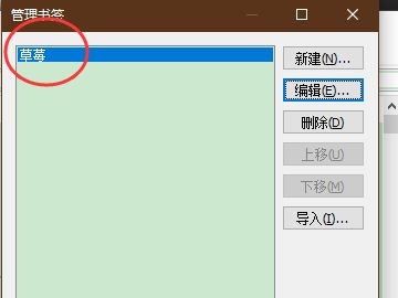 Everything怎么修改书签名称