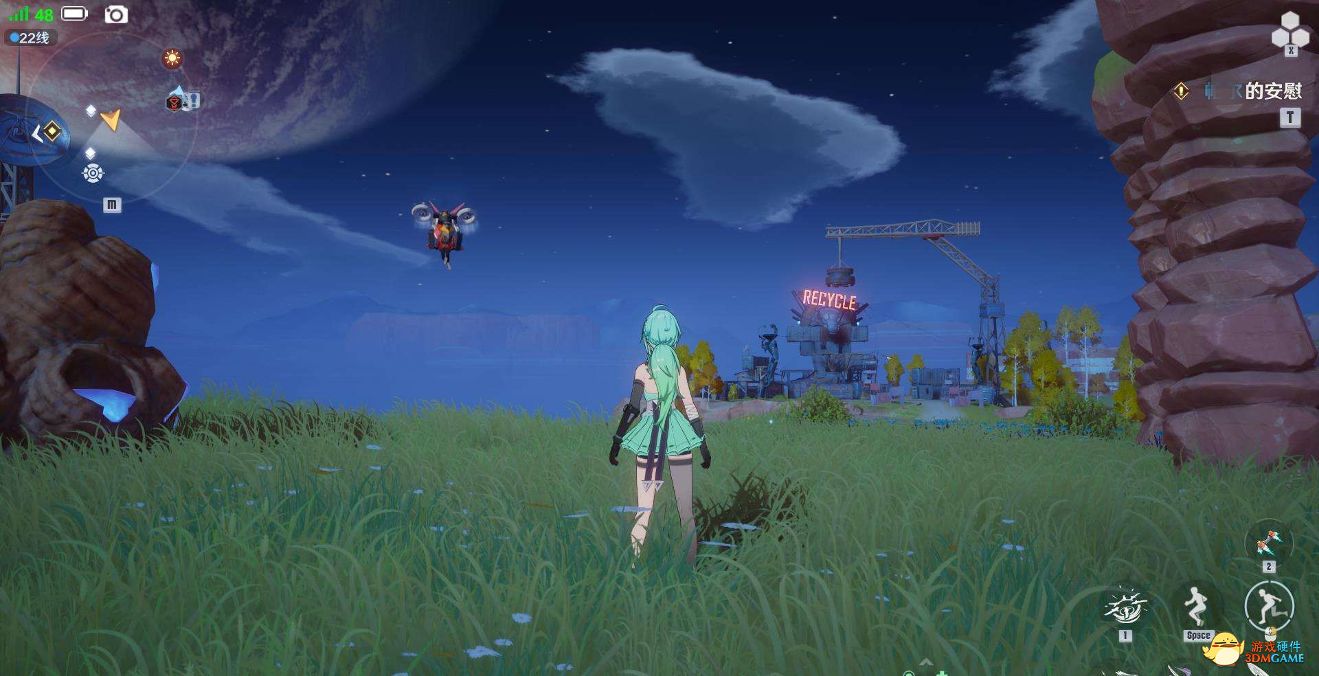 给小幻想一个大世界  雷柏VM700S蓝牙TWS背光游戏耳机试玩《幻塔》