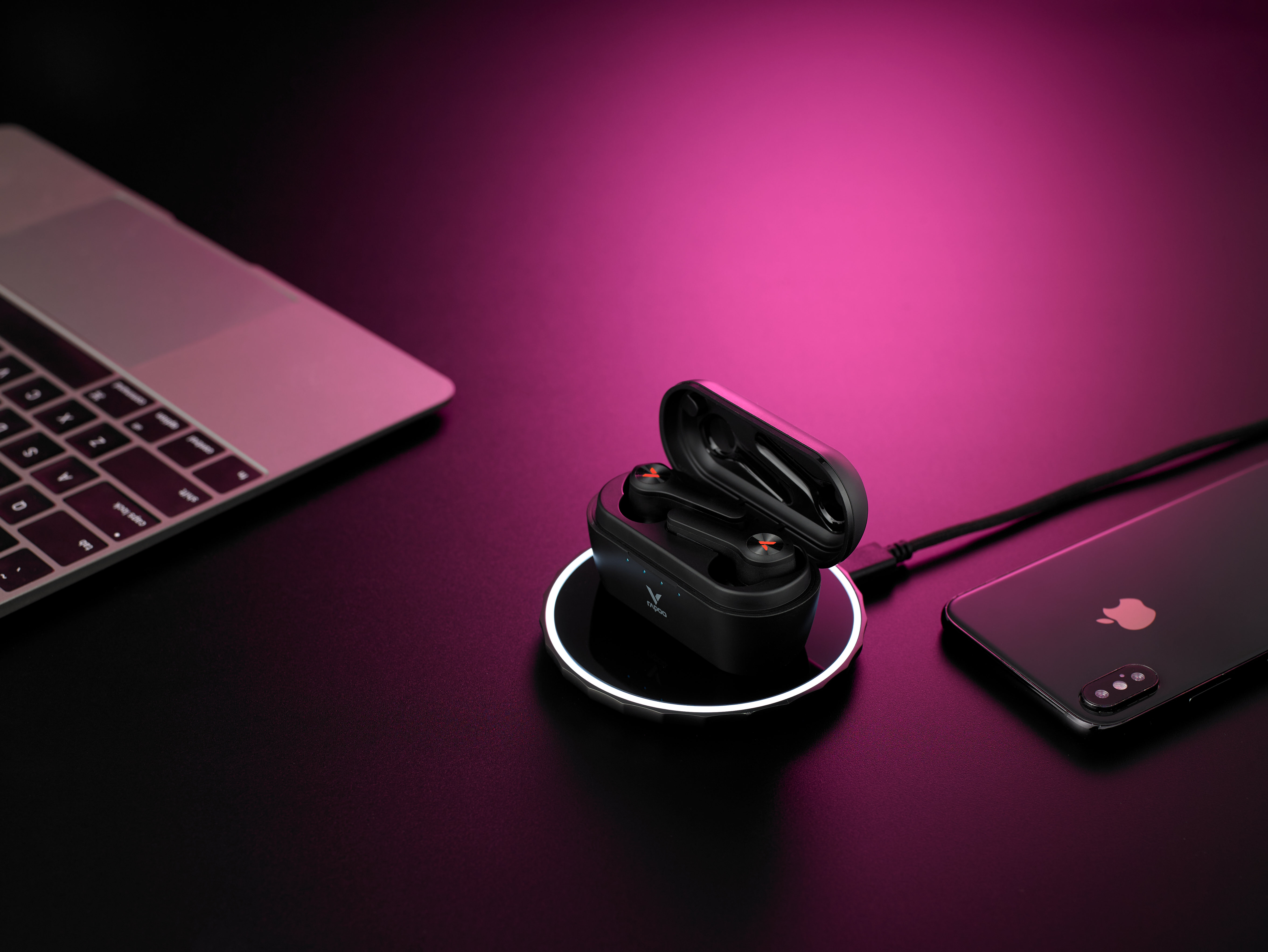 给小幻想一个大世界  雷柏VM700S蓝牙TWS背光游戏耳机试玩《幻塔》