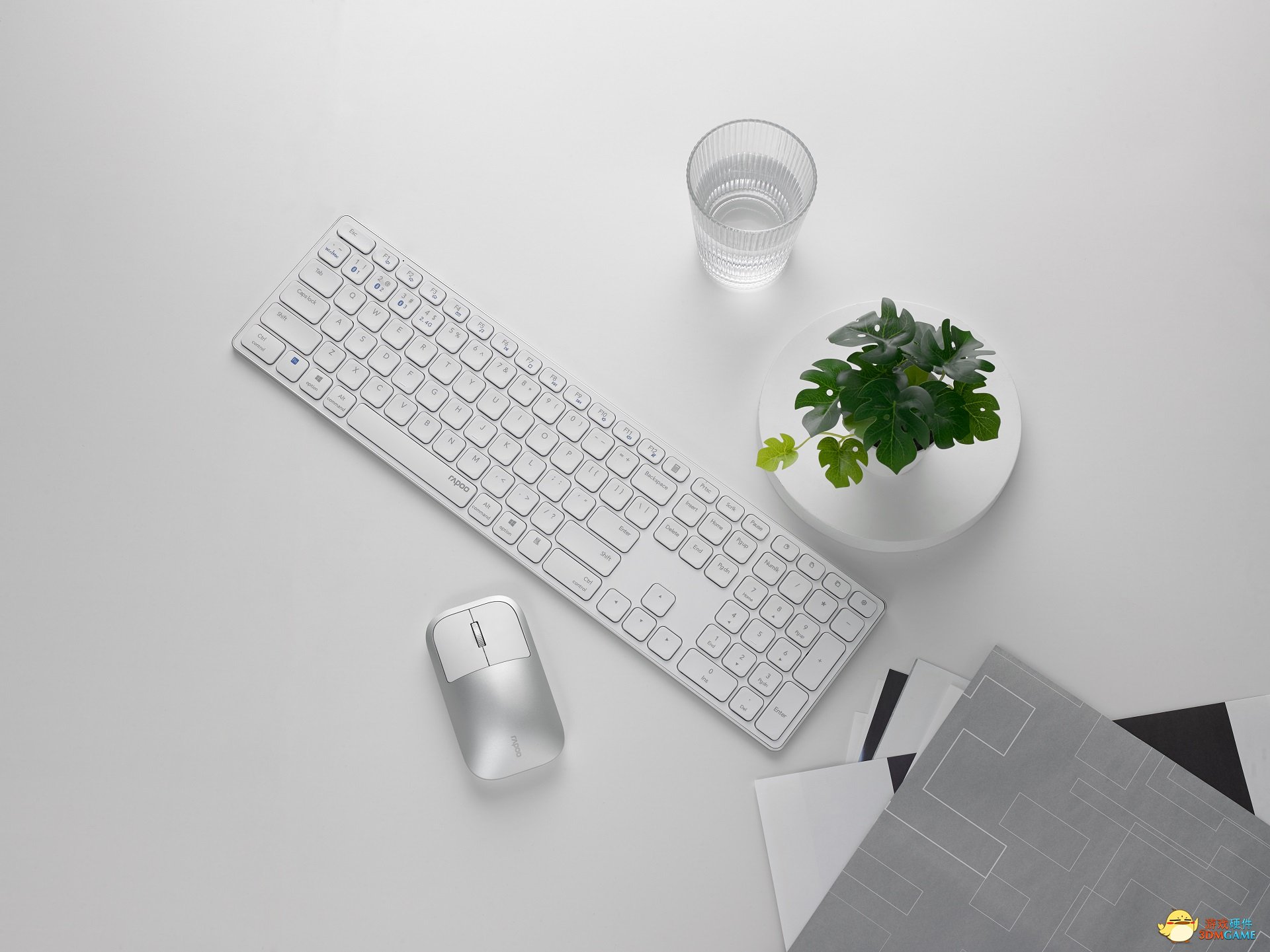 助力效率办公 雷柏9550G多模式无线刀锋键鼠套装图赏