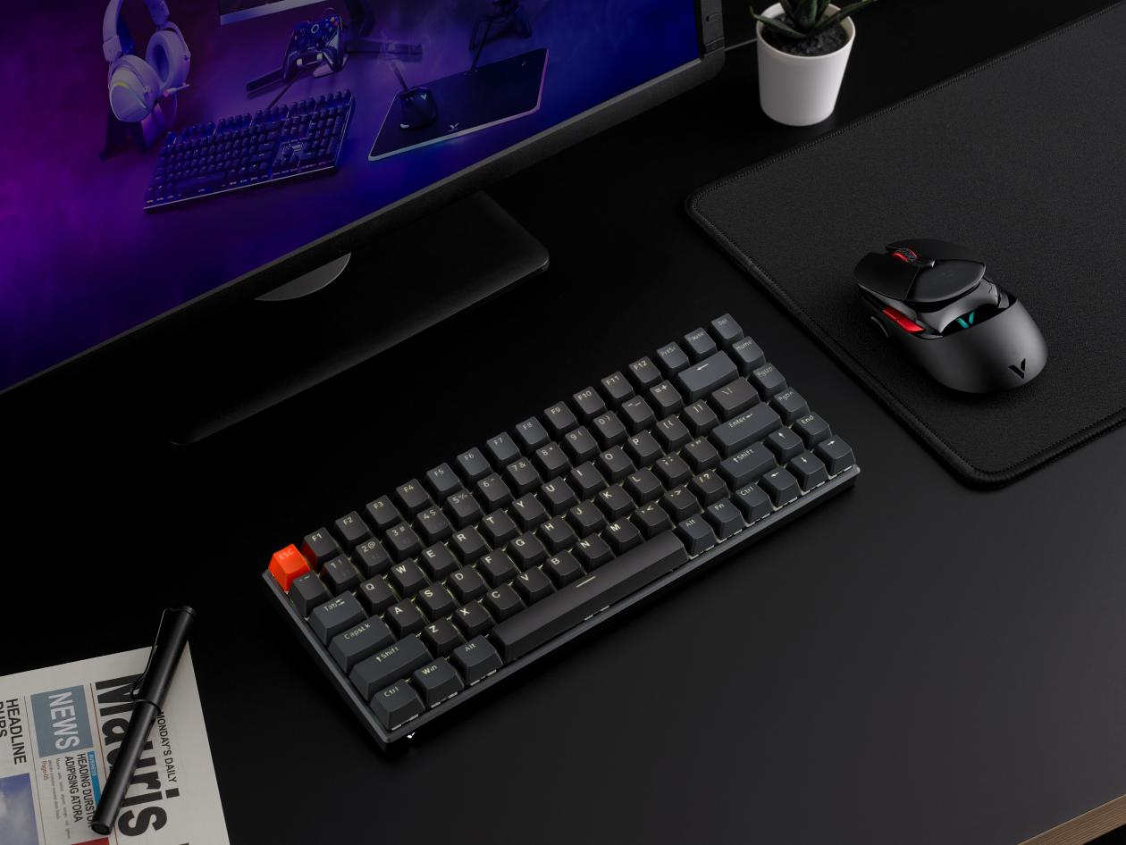 75%配列，雷柏V700-8A孤勇者版多模无线游戏背光机械键盘上市