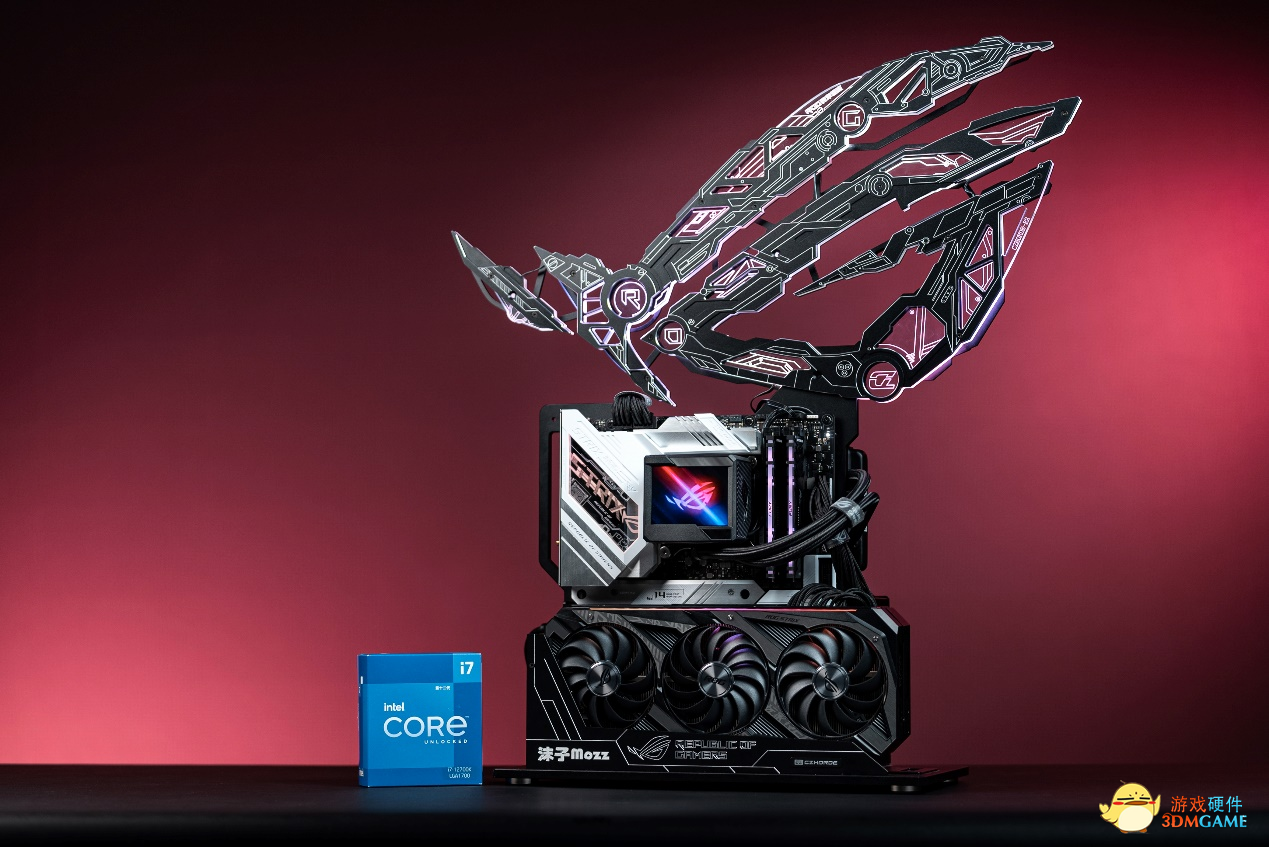 华硕Z690吹雪主板助沫子打造高颜值主机