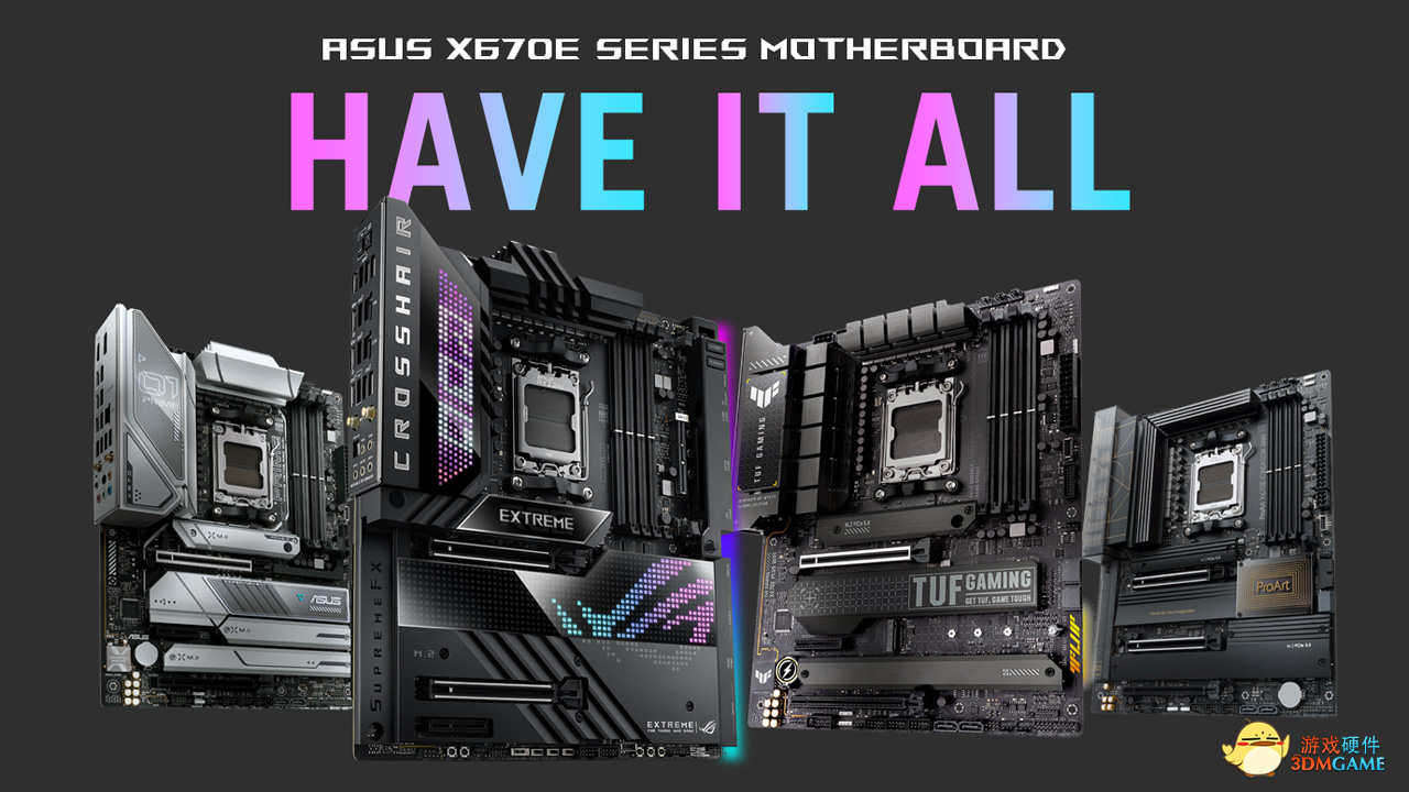 全阵容竞化 华硕X670E系列主板新品亮相科隆展