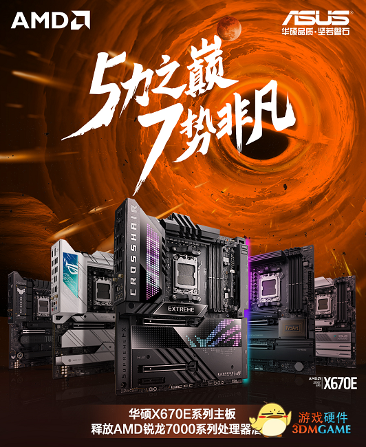 5力之巅 华硕AMD X670E系列主板重磅首发