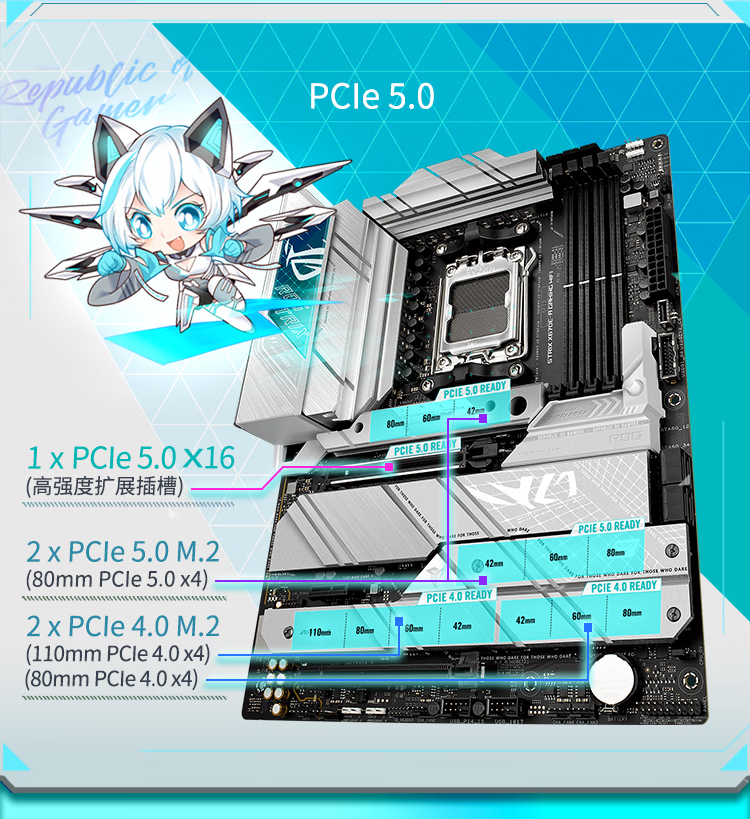 颜值即是战斗力！华硕X670E吹雪主板双11破次元登场