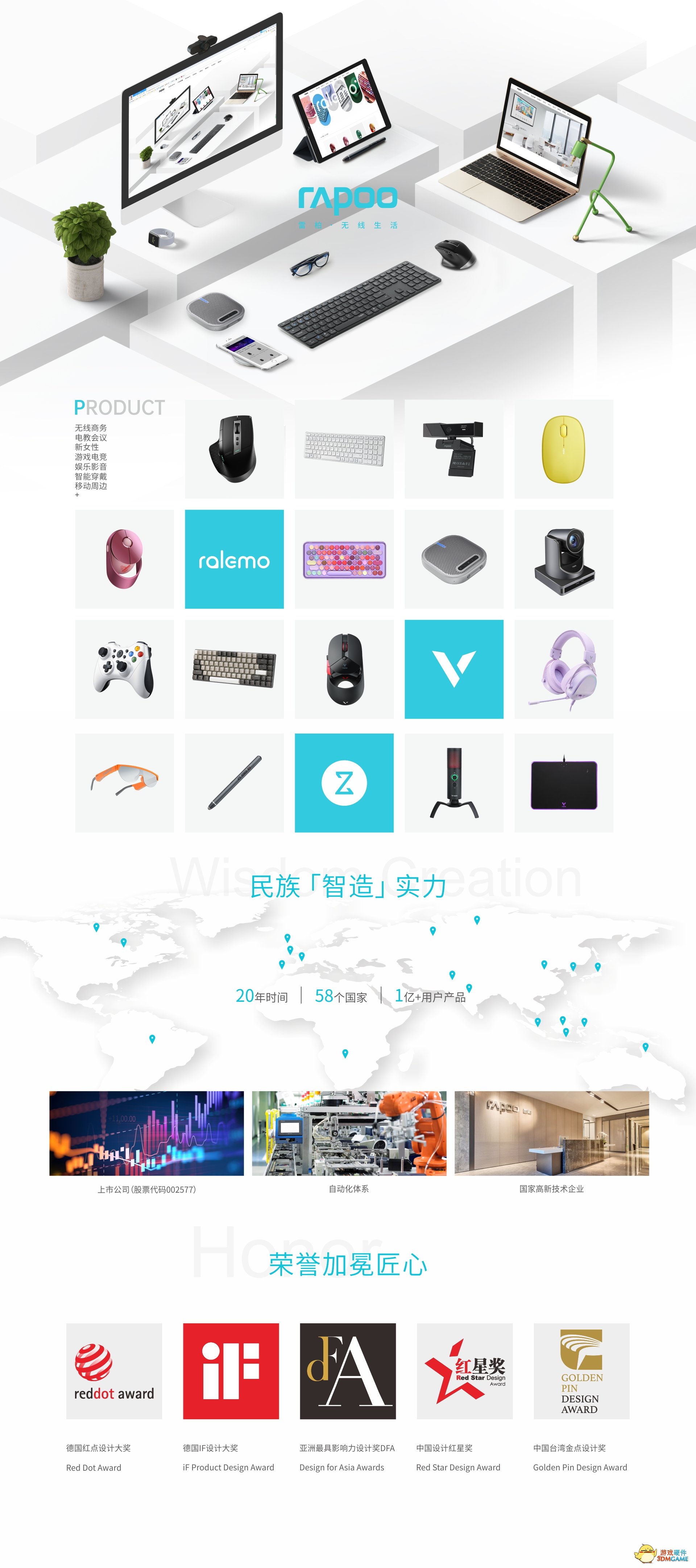 6款不同足球皮肤，雷柏M650多模无线鼠标球迷节日版视频