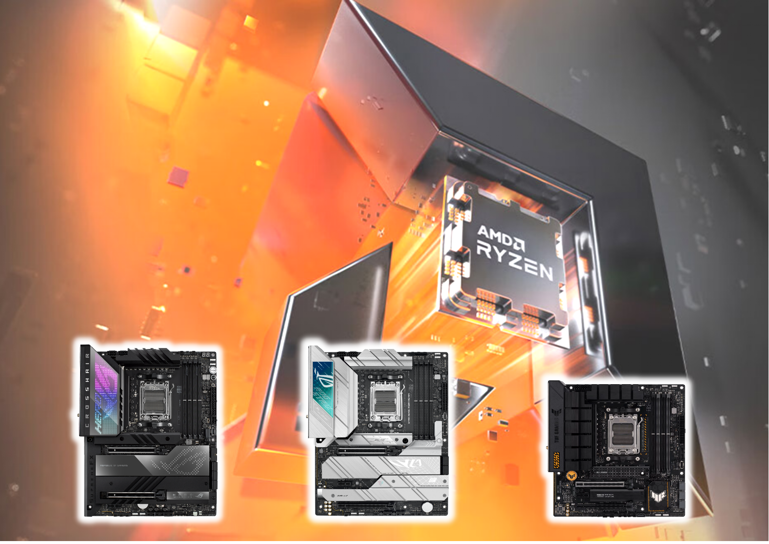 AMD锐龙7000大降价 装机选华硕AMD 600系主板