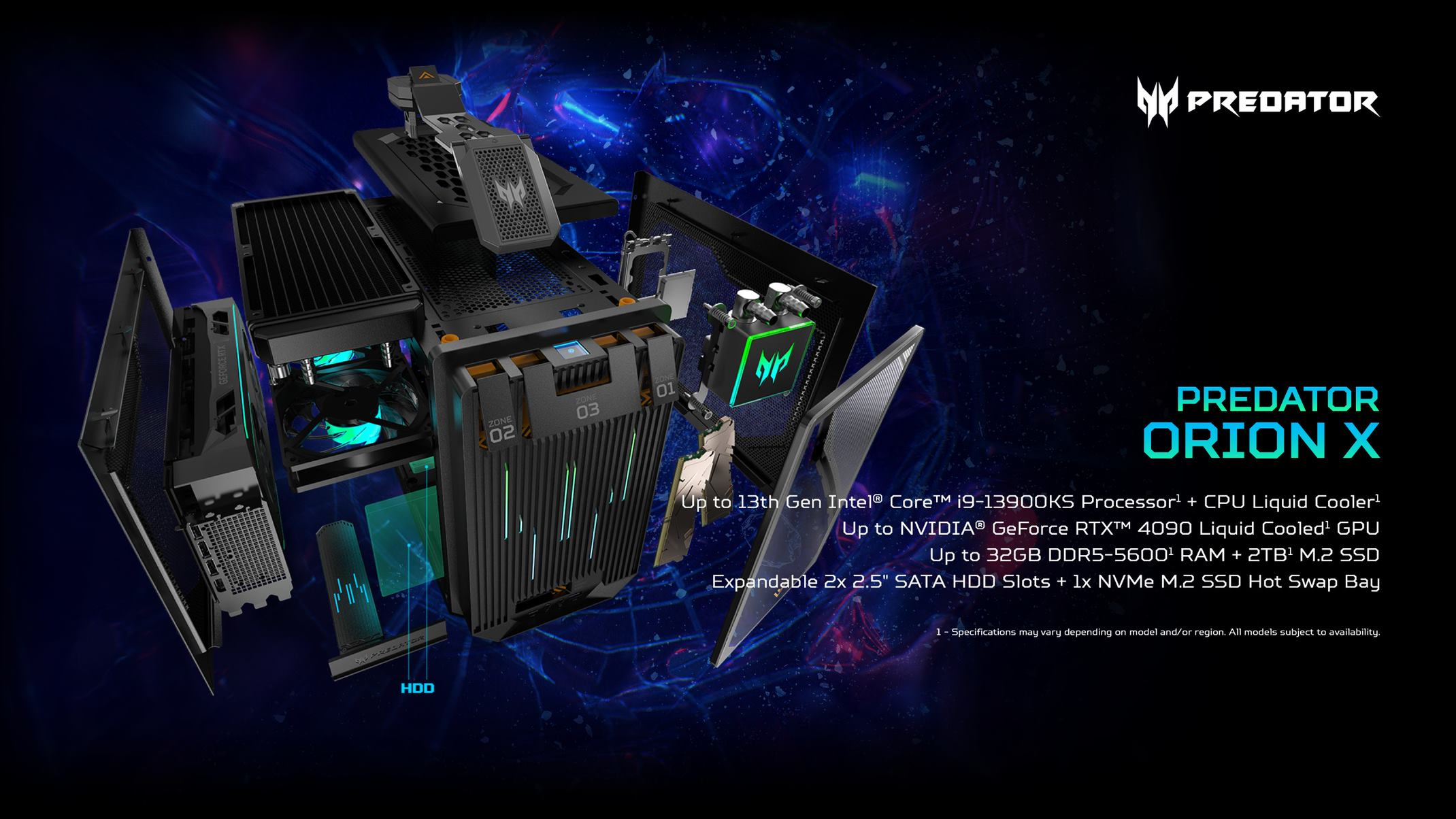 为发烧友而生！宏碁发布圣盾X电竞台式机和曲面电竞显示器