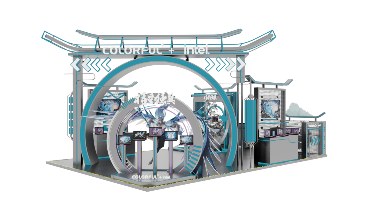 七彩虹游戏本突破壁垒，携Intel次元登录2023 BilibiliWorld