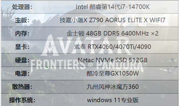 索泰显卡评测《阿凡达：潘多拉边境》：美到逆天的画面