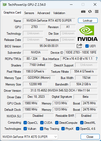 NVIDIA GeForce RTX 4070 SUPER评测：加量不加价，游戏创作两手抓