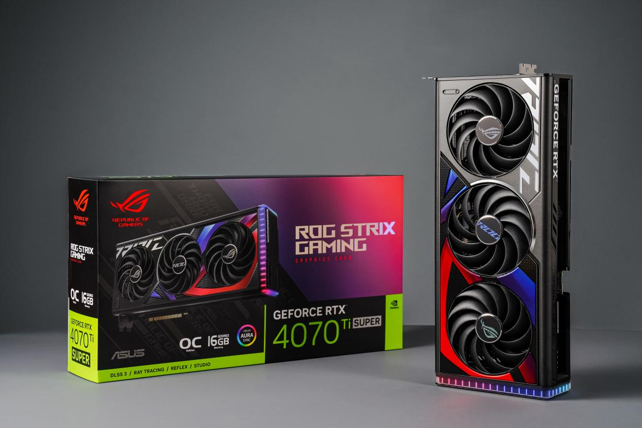 2K游戏高帧战神！华硕ROG STRIX 4070Ti SUPER超能力显卡