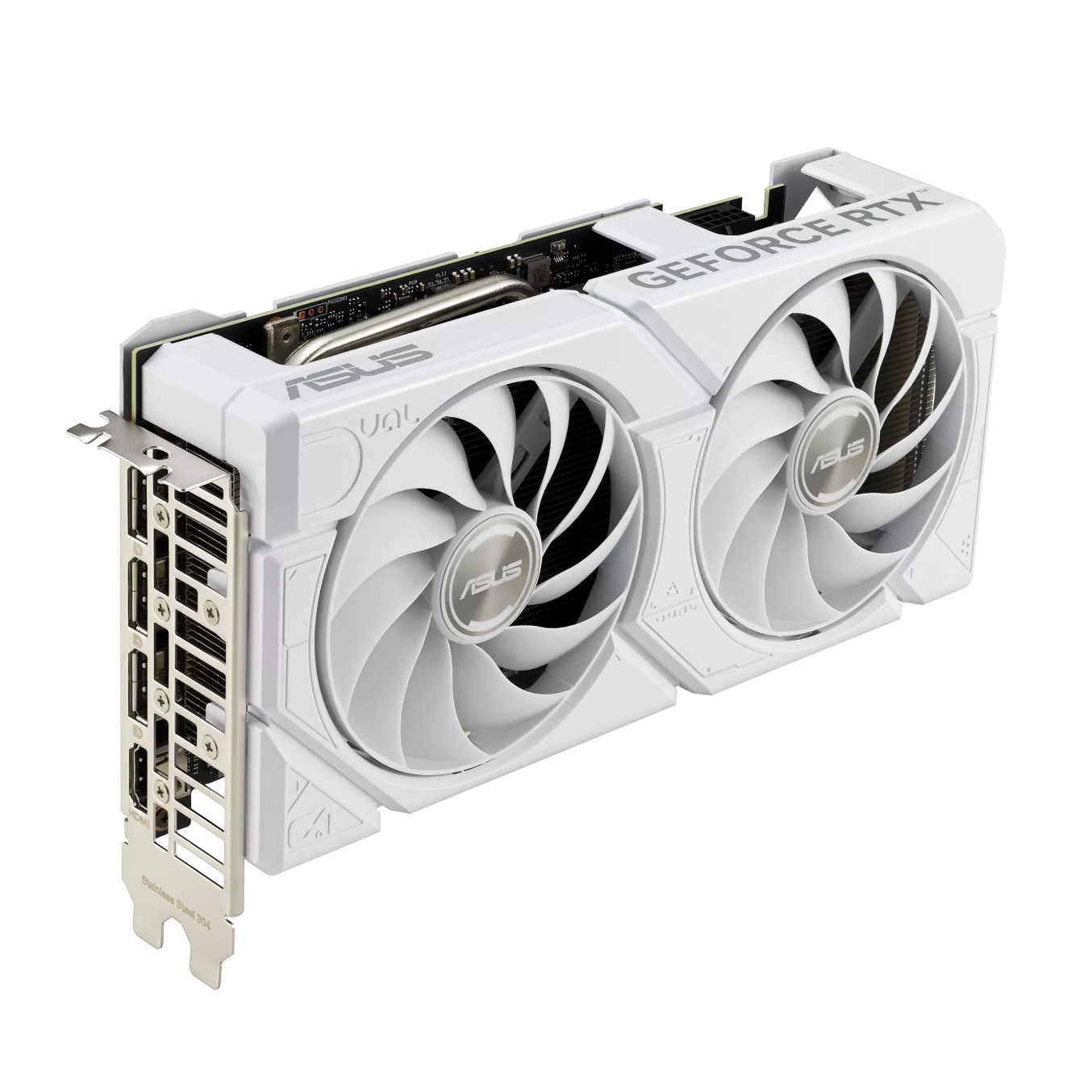 纯白美学 华硕DUAL 4070S EVO WHITE显卡