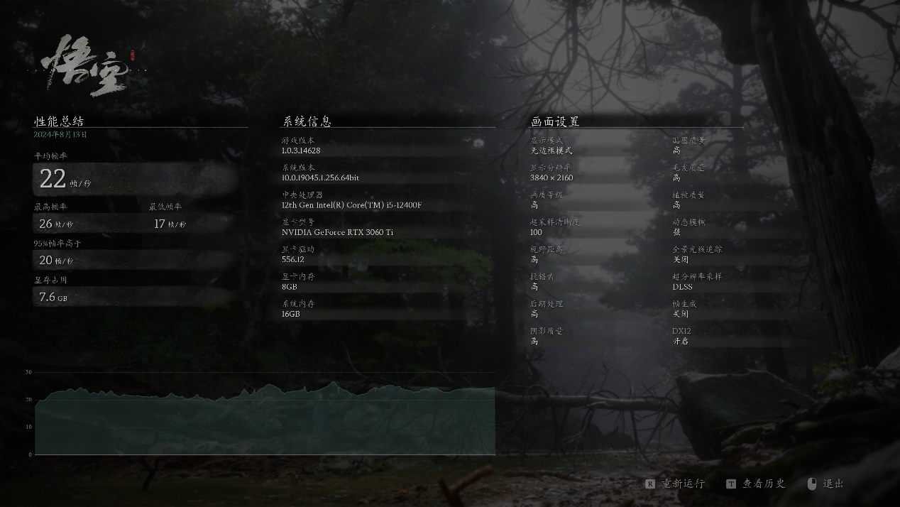 办公机大战《黑神话：悟空》之索泰RTX 3060Ti 天启篇