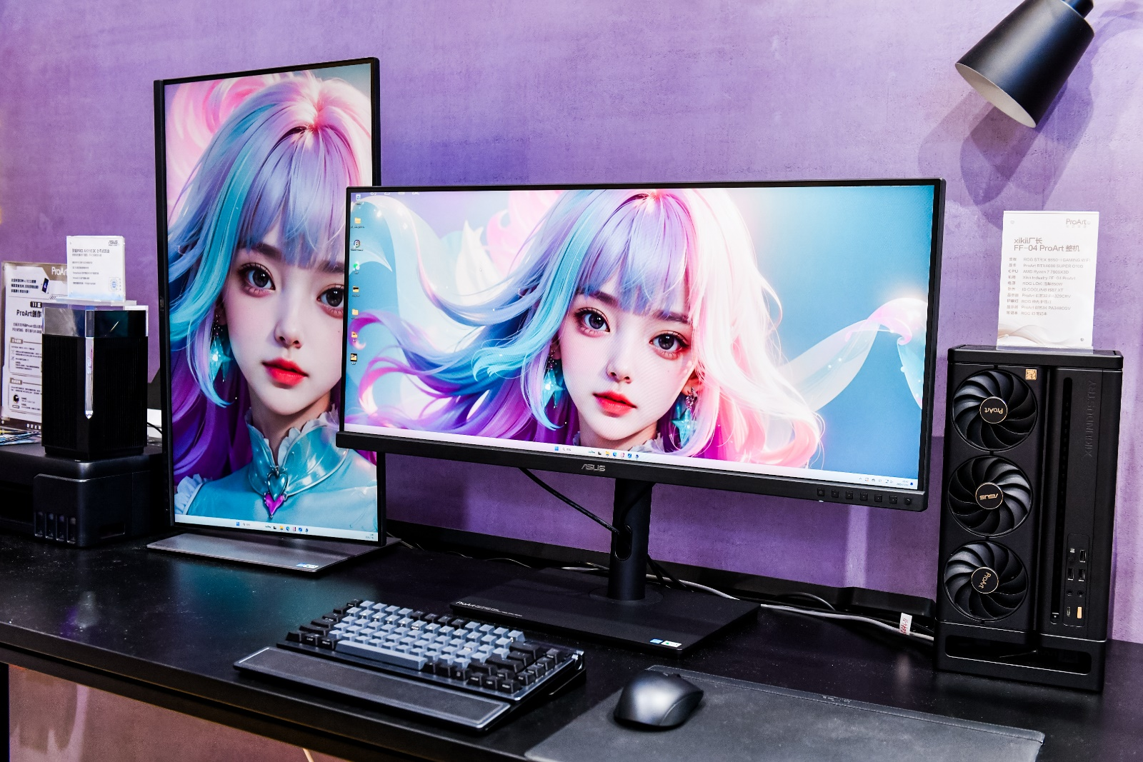 华硕RTX 4070TiS显卡超强算力 Ai辅助艺术创作就现在！