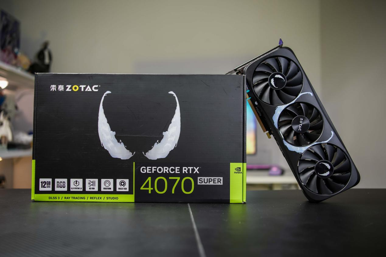 索泰×毒液RTX 4070SUPER联名显卡，与强者共舞