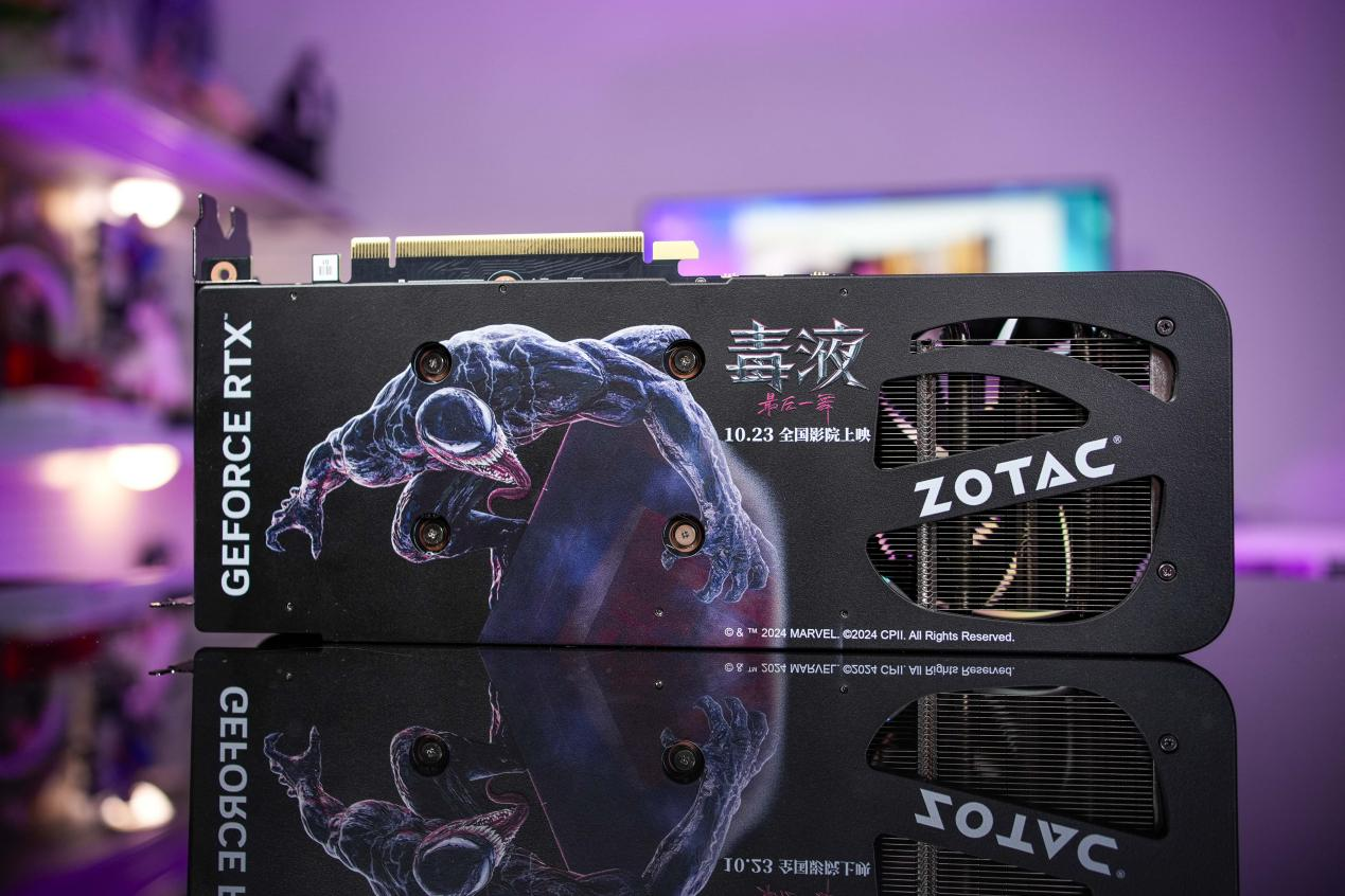 索泰×毒液RTX 4070SUPER联名显卡，与强者共舞