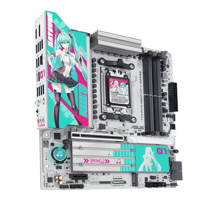 华硕天选B850主板初音未来版火热预约中