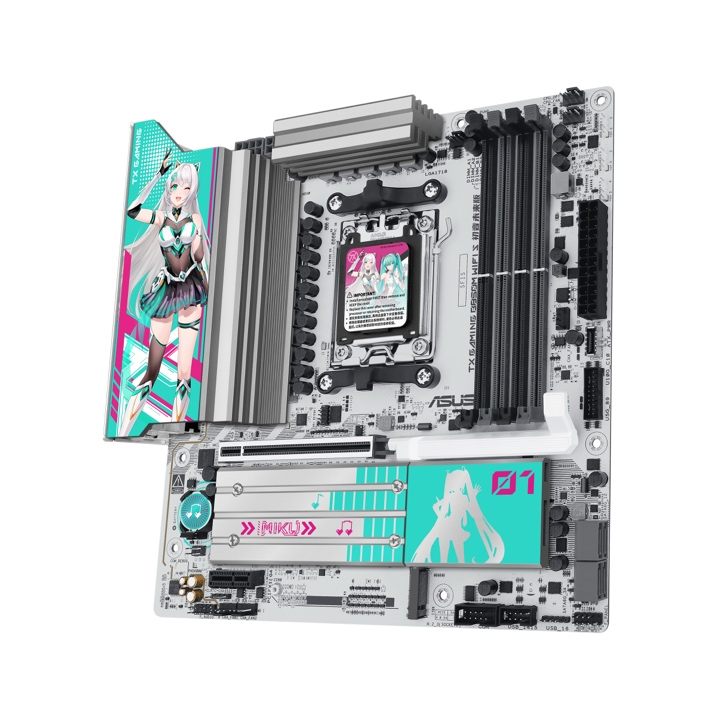 华硕天选B850主板初音未来版火热预约中