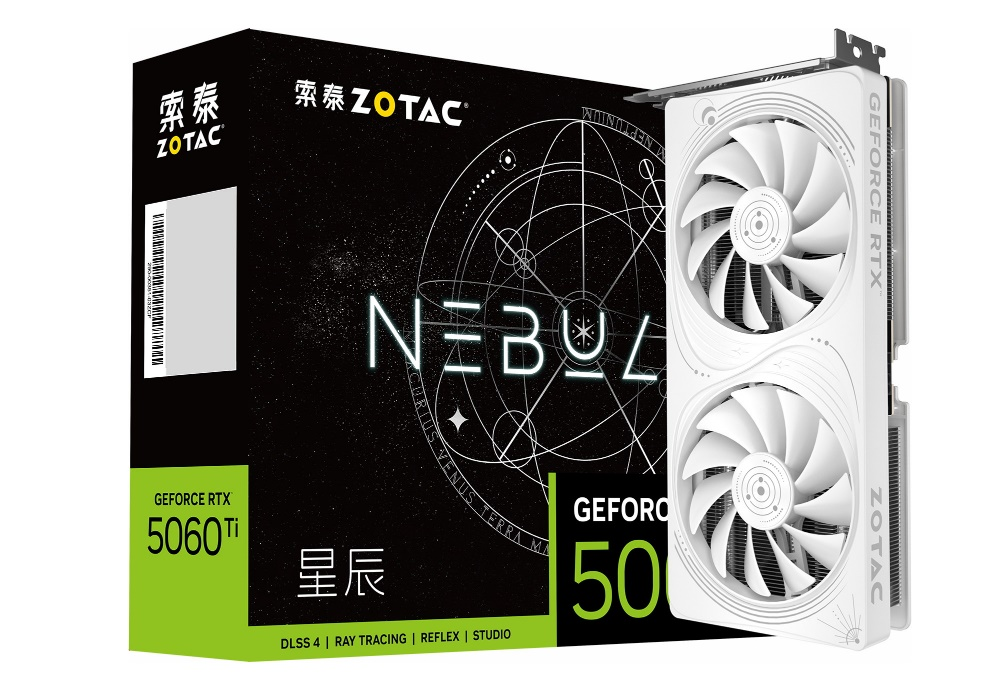 索泰GeForce RTX 5060 Ti 显卡正式发布：个性鲜明的电竞利器