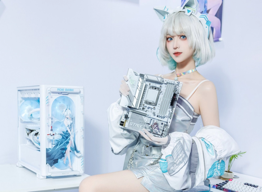 华硕ROG B850小吹雪主板火热预约 次元浓度满格